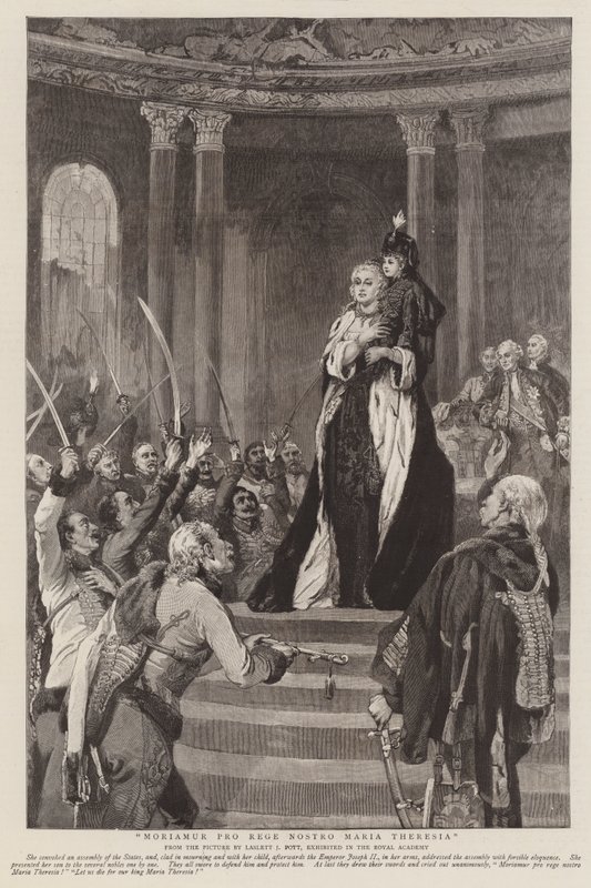 Moriamur pro Rege Nostro Maria Theresia by Laslett John Pott
