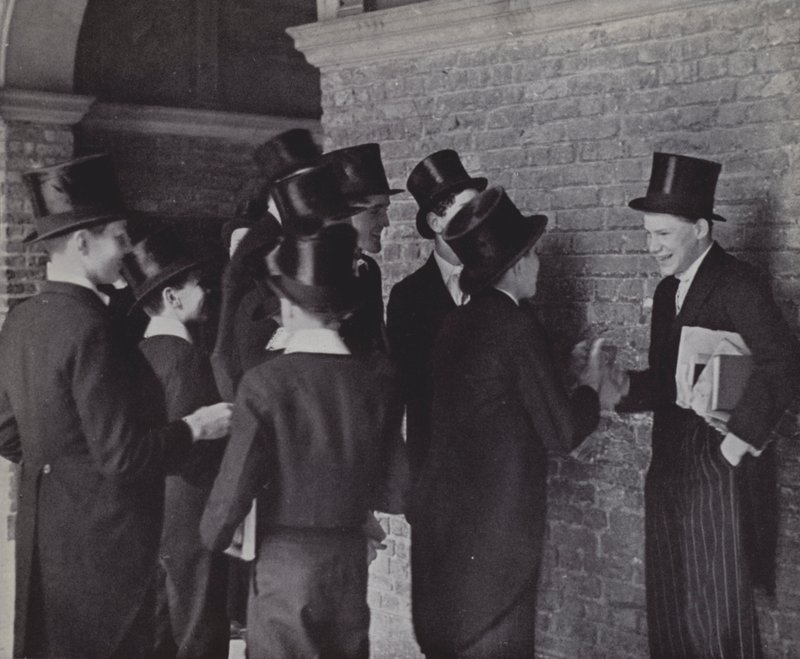 Eton boys, gossip by Laszlo Moholy Nagy