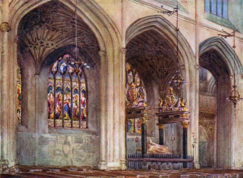 Bath Abbey, Tomb of Bishop Montague by Laura Annie Happerfield
