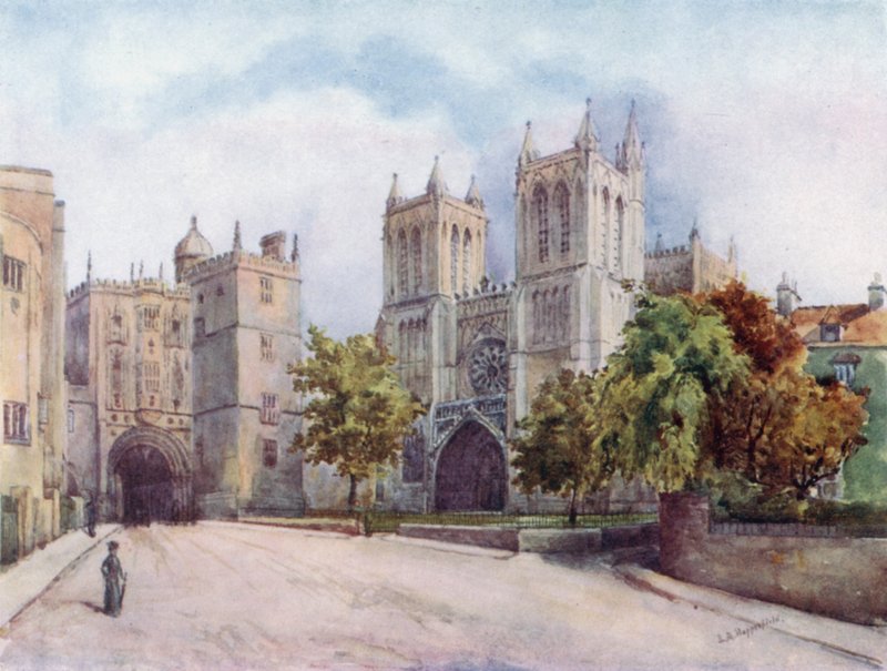 Bristol Cathedral, West Front by Laura Annie Happerfield