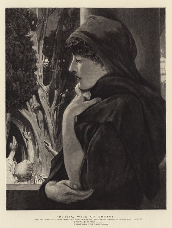 Portia, Wife of Brutus by Lawrence Alma Tadema