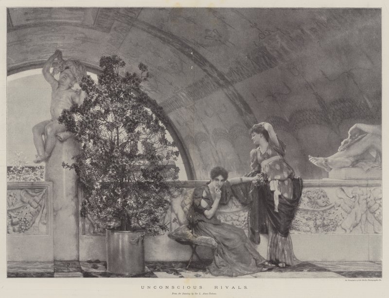 Unconscious Rivals by Lawrence Alma Tadema