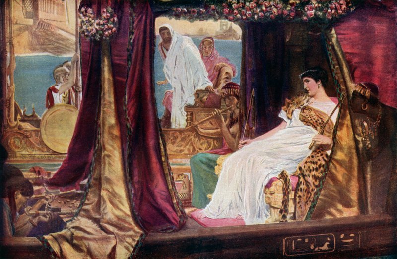Cleopatra in Her Barge, from Shakespeare
