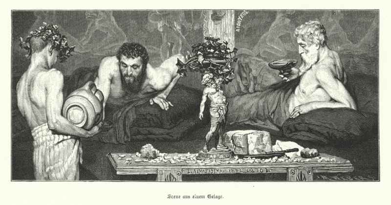 Greek Wine by Lawrence (after) Alma Tadema