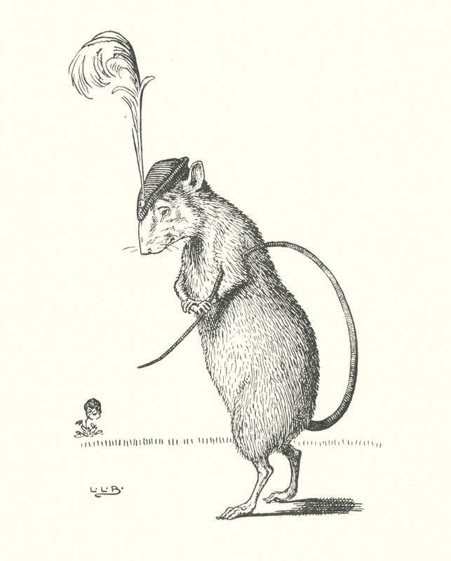 And the Rat, Wore a Feather in his Hat by Leonard Leslie Brooke