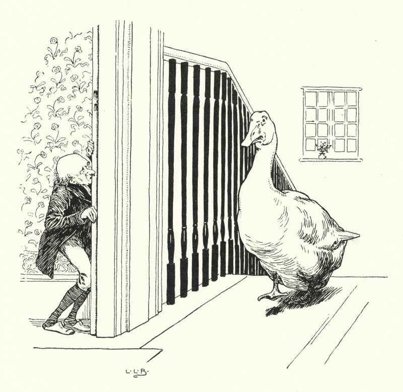 Goosey, goosey, gander by Leonard Leslie Brooke