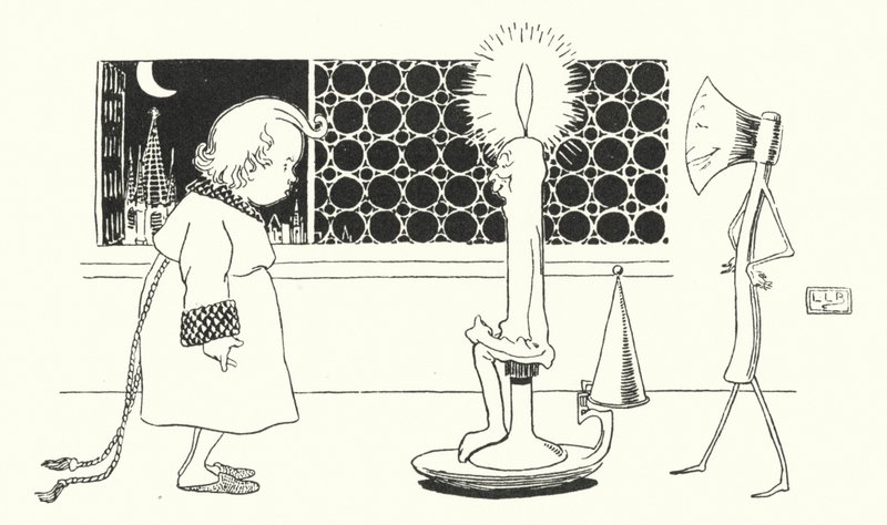 Here Comes a Candle to Light You to Bed by Leonard Leslie Brooke