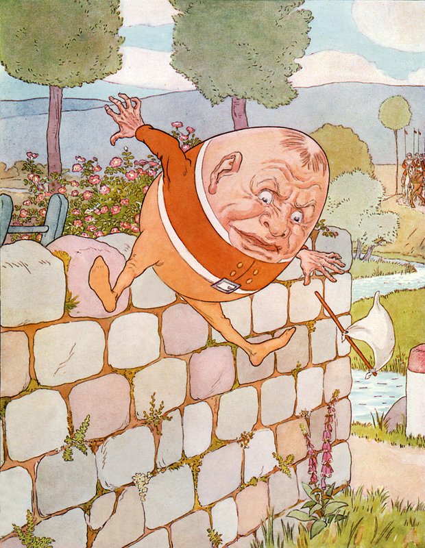 Humpty Dumpty by Leonard Leslie Brooke