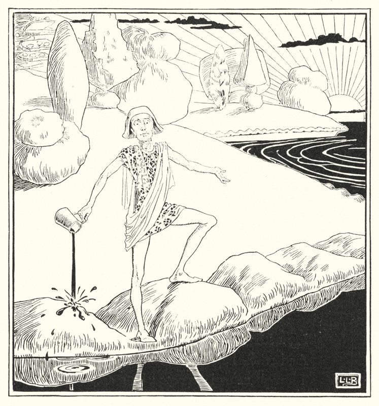 If All the World Was Apple-pie, and All the Sea Was Ink by Leonard Leslie Brooke