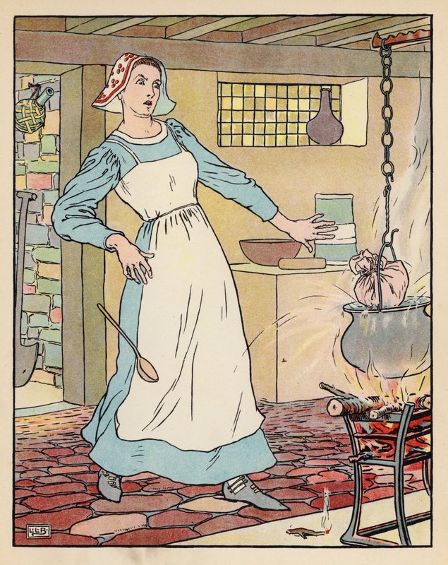 Illustration for Tom Thumb by Leonard Leslie Brooke