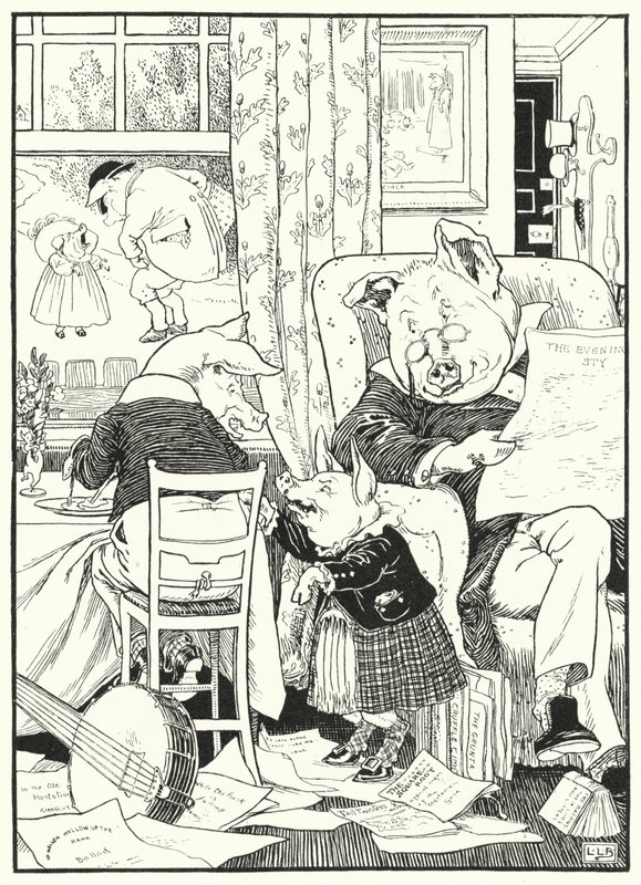 The five pigs by Leonard Leslie Brooke