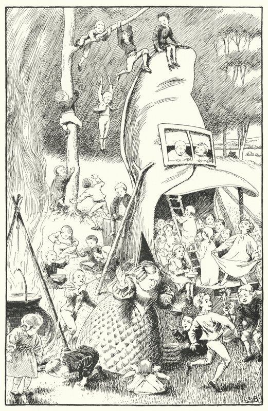 There was an old woman who lived in a shoe by Leonard Leslie Brooke