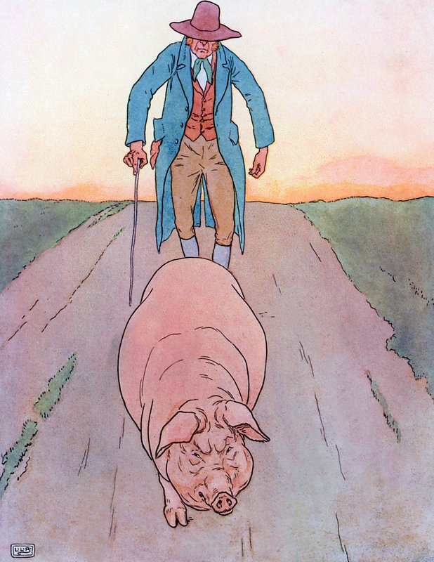 To Market, to Market by Leonard Leslie Brooke