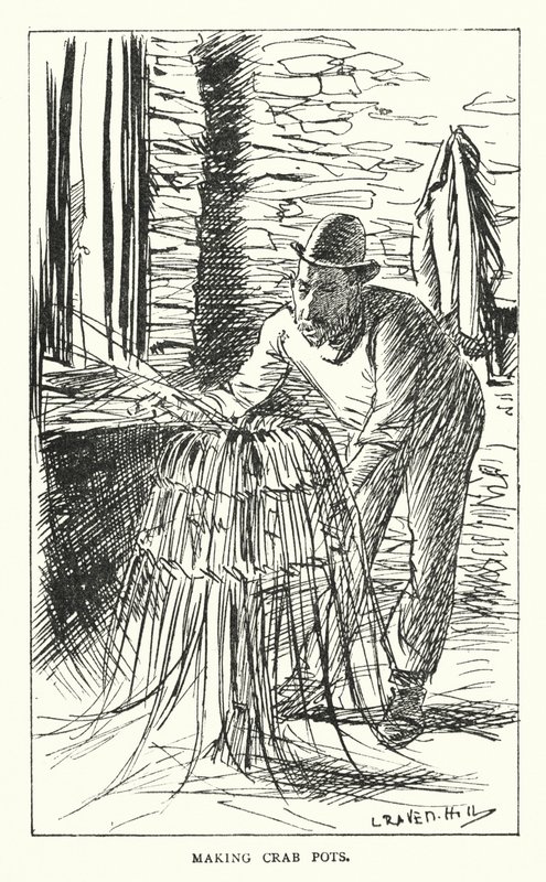 Making Crab Pots by Leonard Raven Hill