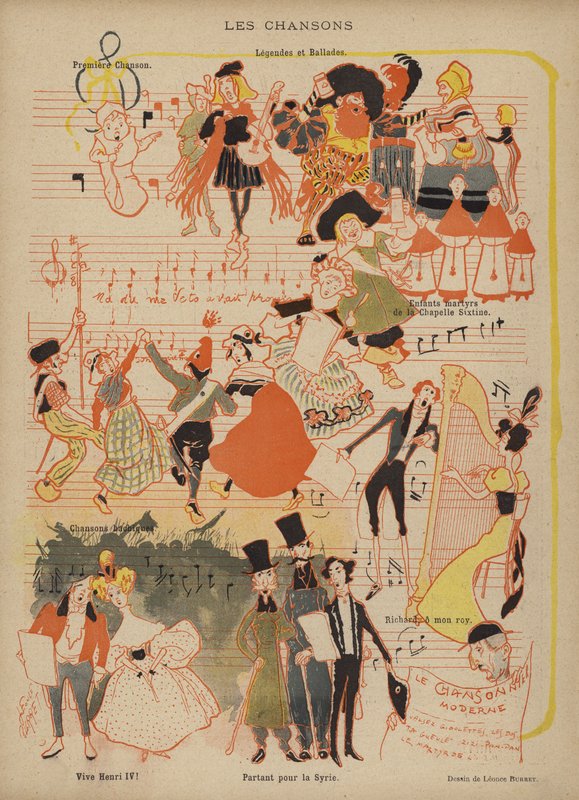 Illustration for Le Rire by Leonce Burret