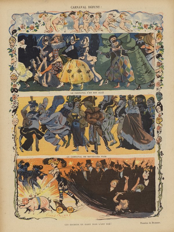 Illustration for Le Rire by Leonce Burret