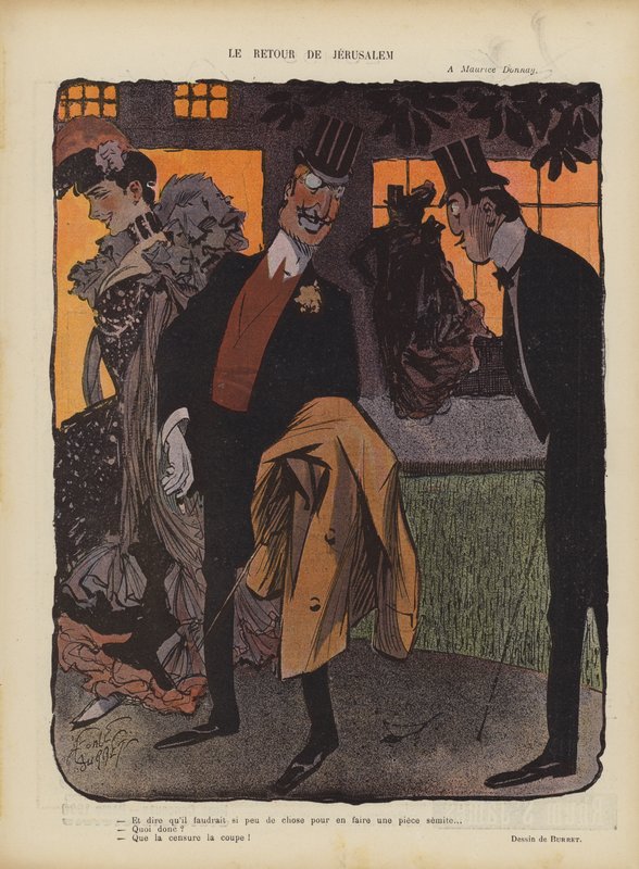 Illustration for Le Rire by Leonce Burret