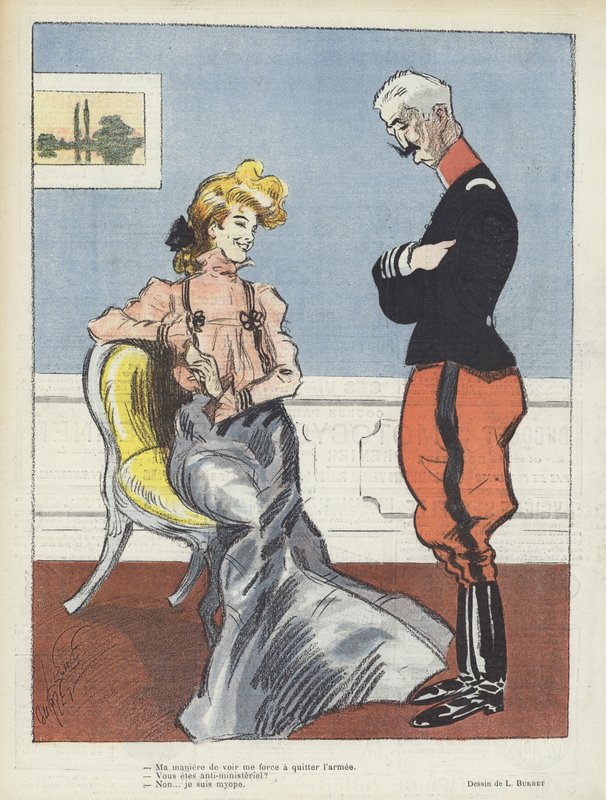 Illustration for Le Rire by Leonce Burret