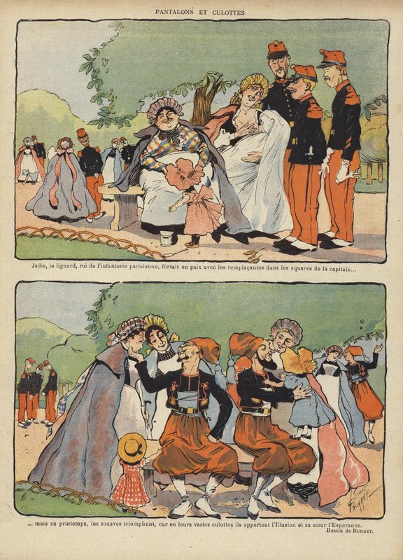 Illustration for Le Rire by Leonce Burret