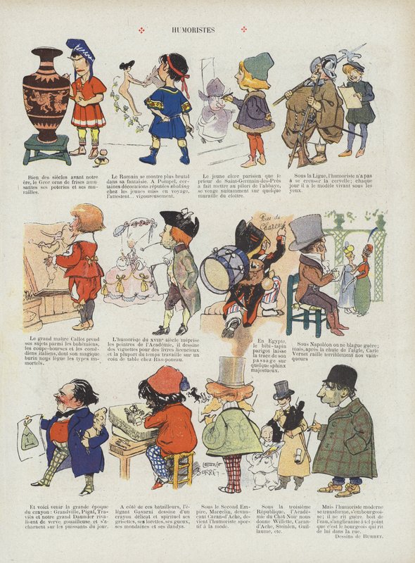 Illustration for Le Rire by Leonce Burret