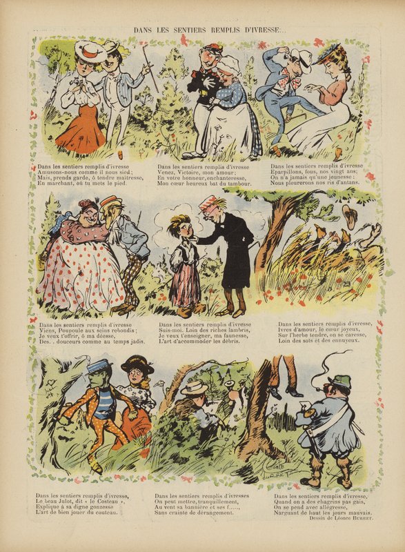 Illustration for Le Rire by Leonce Burret