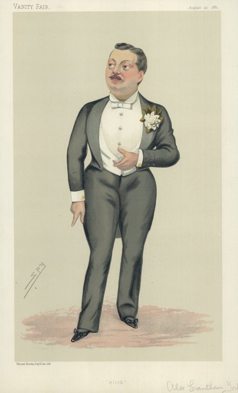 Alexander Grantham Yorke, Alick, Vanity Fair Cartoon by Leslie Matthew Ward