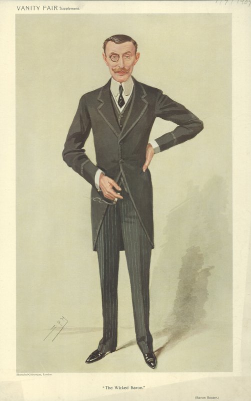 Baron George de Reuter by Leslie Matthew Ward