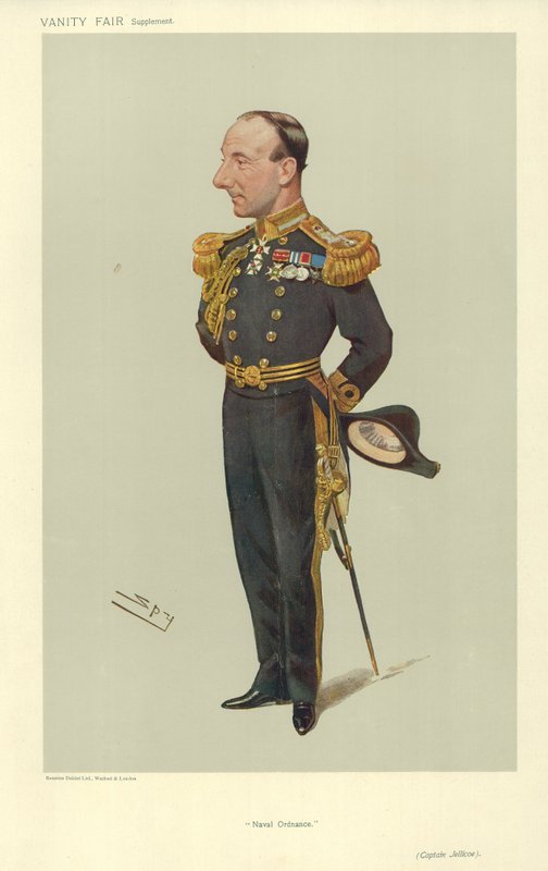 Captain John Rushworth Jellicoe by Leslie Matthew Ward