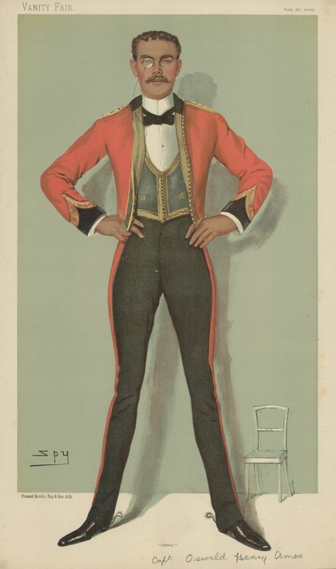 Captain Oswald Henry Ames by Leslie Matthew Ward
