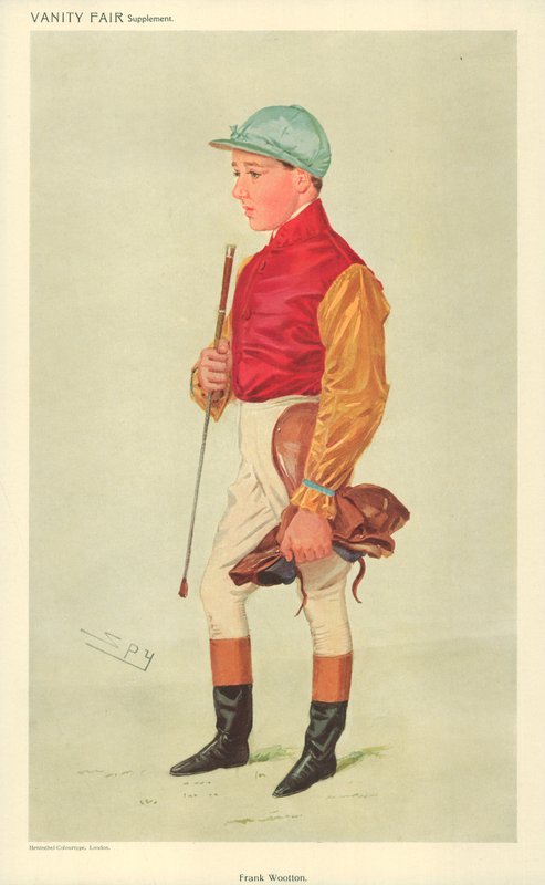 Frank Wooton, 8 September 1909, Vanity Fair cartoon by Leslie Matthew Ward