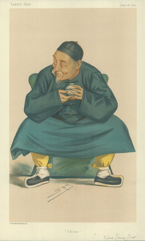 His Excellency Kuo Sun Tao, China, 16 June 1877, Vanity Fair cartoon by Leslie Matthew Ward