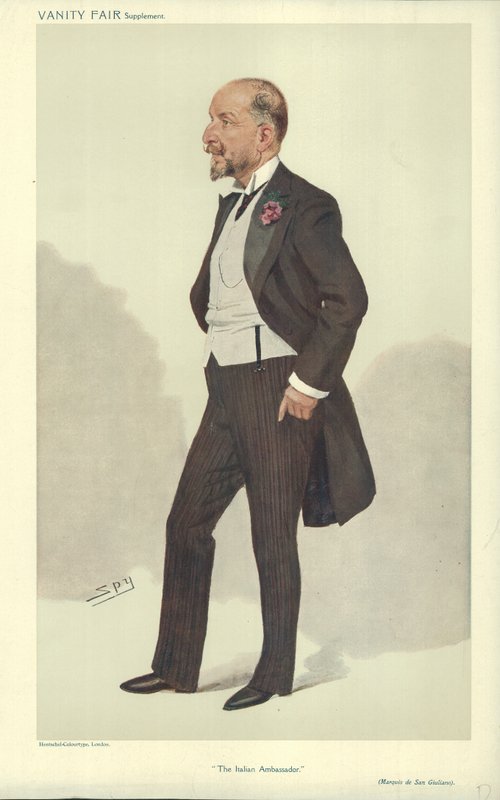 His Excellency The Marquis di San Giuliano by Leslie Matthew Ward
