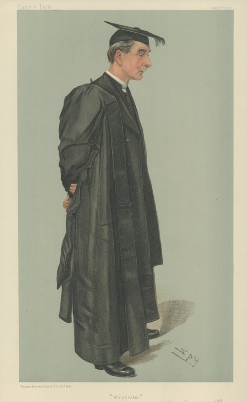 Hubert Burge, the Headmaster of Winchester by Leslie Matthew Ward