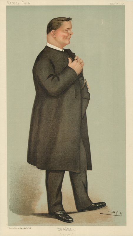 James Edward Cowell Weldon, The Bishop-Designate of Calcutta, Vanity Fair cartoon by Leslie Matthew Ward