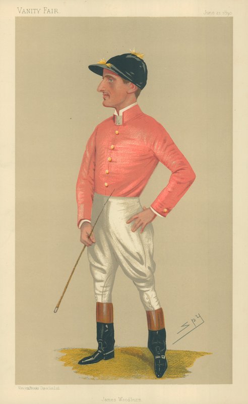 James Woodburn, 21 June 1890, Vanity Fair Cartoon by Leslie Matthew Ward