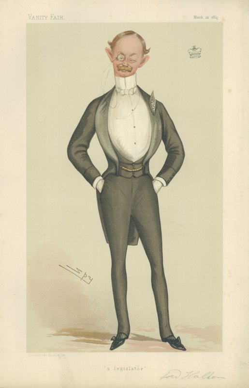 Lawrence Palk, Lord Haldon by Leslie Matthew Ward
