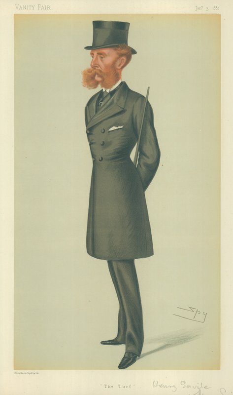 Lord Dorchester, The Turf, Vanity Fair Cartoon by Leslie Matthew Ward