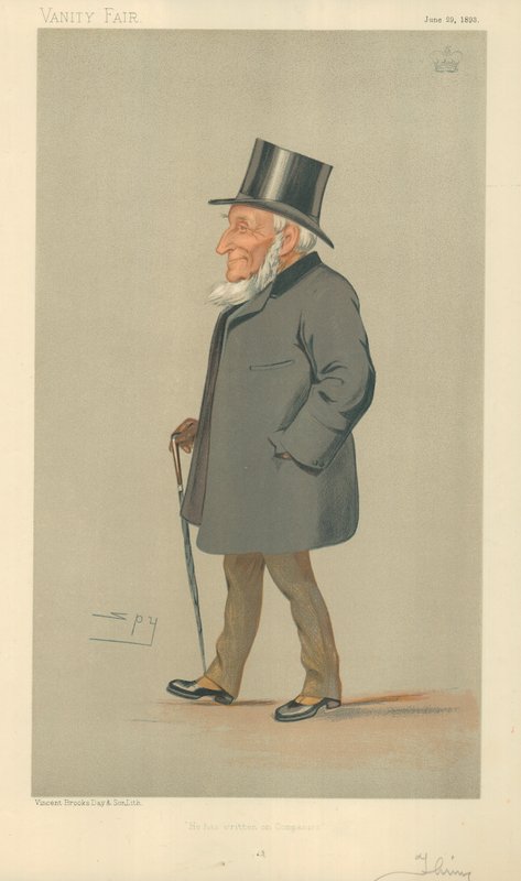 Lord Thring, He has written on companies, 29 June 1893, Vanity Fair cartoon by Leslie Matthew Ward