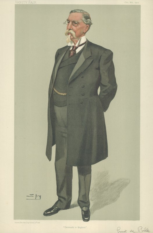 M Frants Ernest De Bille, the Danish Minister by Leslie Matthew Ward
