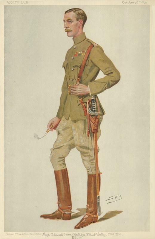 Major Edward James Montagu Stuart-Wortley, Eddie, 26 October 1899 by Leslie Matthew Ward