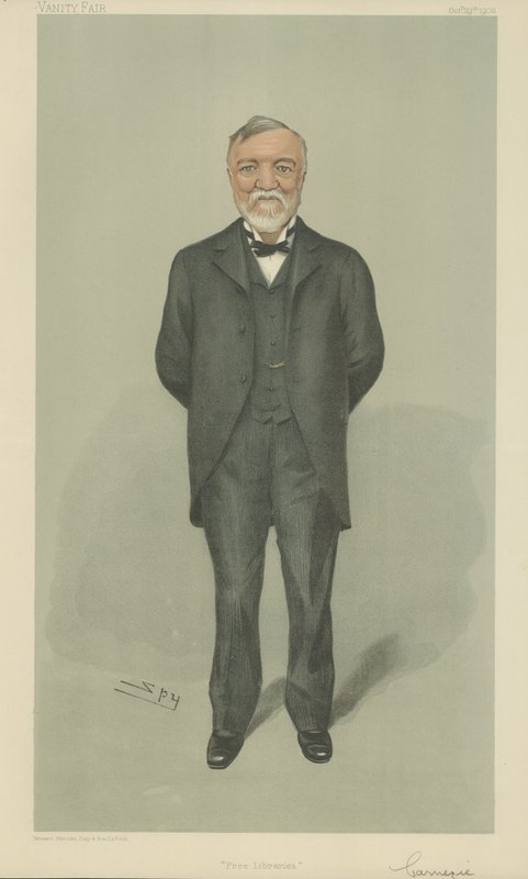 Mr Andrew Carnegie by Leslie Matthew Ward