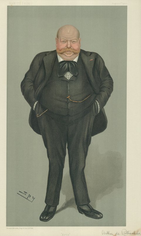 Mr Arthur de Rothschild by Leslie Matthew Ward