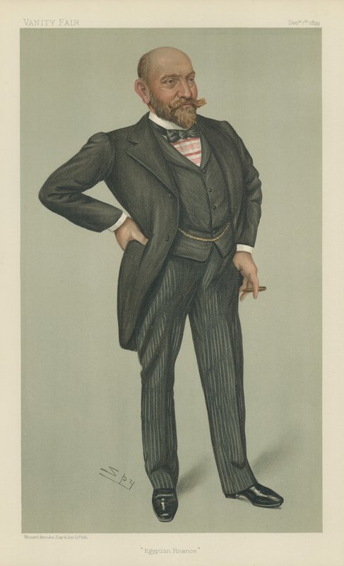 Mr Ernest Cassel by Leslie Matthew Ward