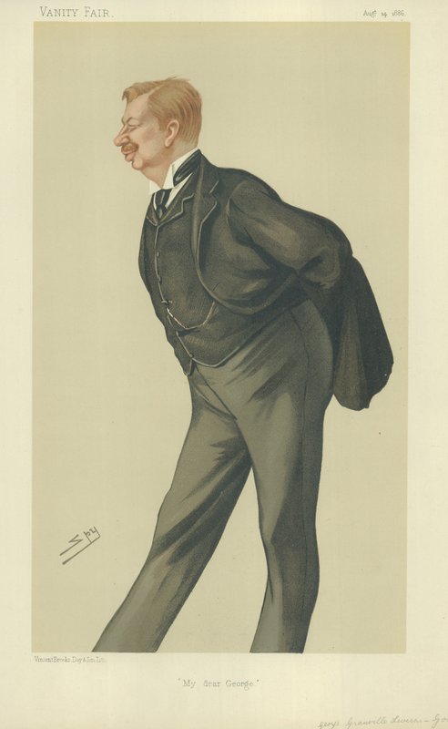 Mr George Granville Leveson-Gower by Leslie Matthew Ward