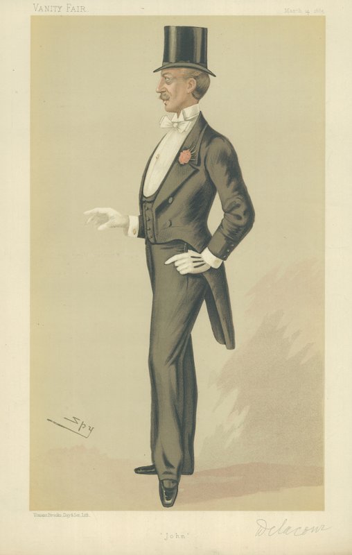Mr John Delacour by Leslie Matthew Ward