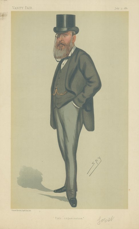 Mr John Eldon Gorst by Leslie Matthew Ward