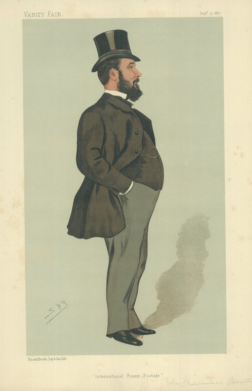 Mr John Henniker Heaton by Leslie Matthew Ward