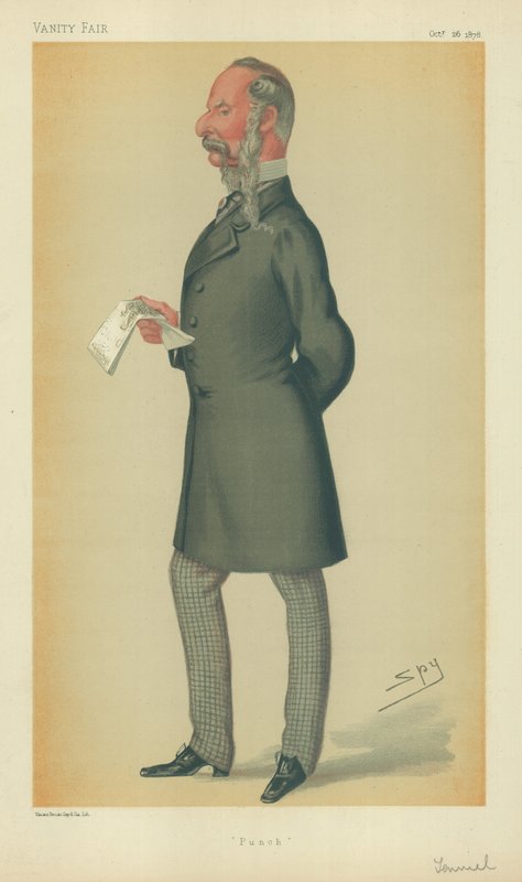 Mr John Tenniel, Punch, 26 October 1878, Vanity Fair cartoon by Leslie Matthew Ward