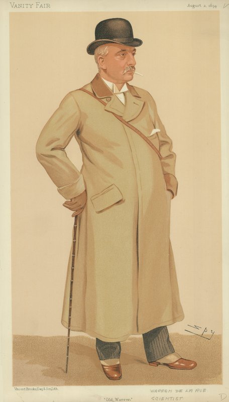 Mr Warren William De La Rue by Leslie Matthew Ward