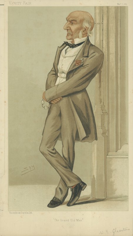 Mr. William Ewart Gladstone by Leslie Matthew Ward